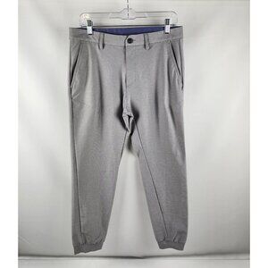 Adidas Pants Mens 30x30 Gray Adicross Range The 3 Stripes Tapered Leg Joggers